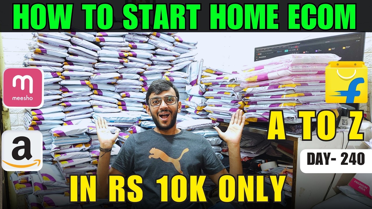 Ghar Se Ecommerce Business Kaise Start Kare Rs 10K Me | A To Z Learning