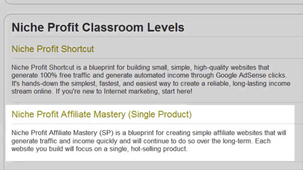 Niche Profit Classroom Review - A Look Inside My Membership
