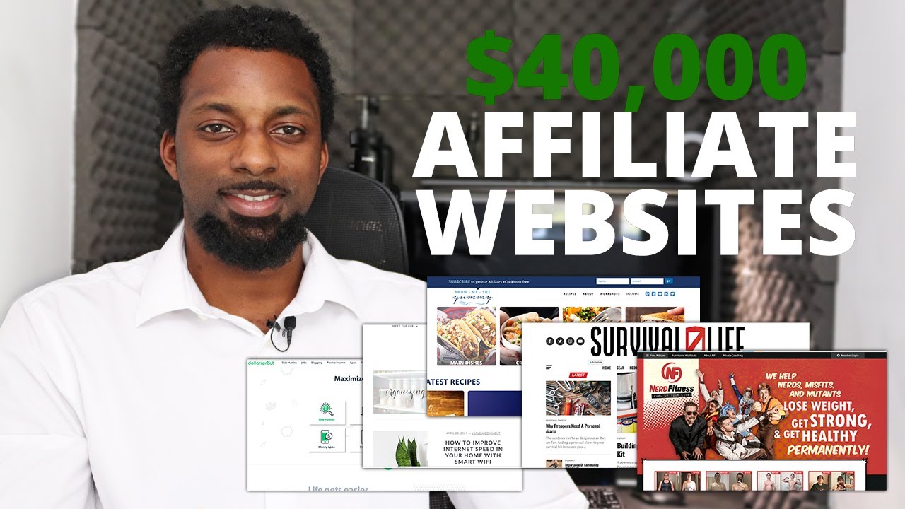 5 Affiliate Niche Sites Earning $40,000 Per Month